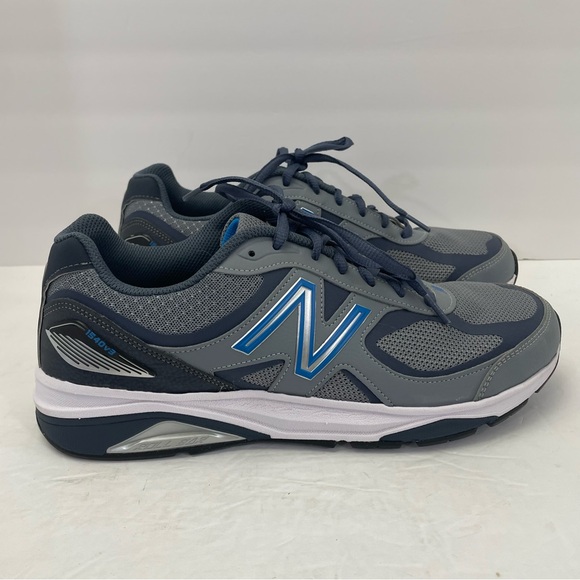 New Balance 1540v3 Men’s Size 10 D Running Shoes Gray Navy Blue Made in USA - Picture 1 of 12